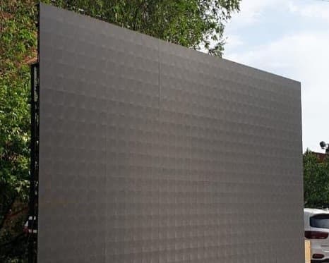Каркас для LED-экрана: реальный пример установленного LED-экрана